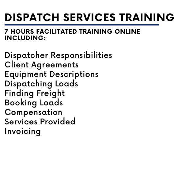 Dispatch Services Training